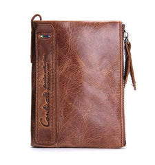 Stylish Compact Genuine Leather Women's Wallet