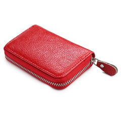 Fashion Split Leather Mini Card Holder