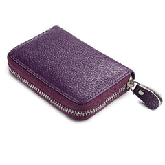Fashion Split Leather Mini Card Holder