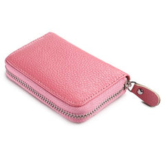 Fashion Split Leather Mini Card Holder