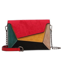 Women's Retro Patchwork Crossbody Bag