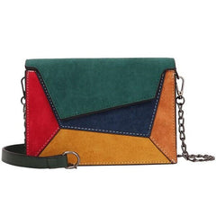 Women's Retro Patchwork Crossbody Bag