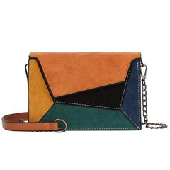 Women's Retro Patchwork Crossbody Bag