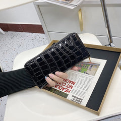 Women's PU Leather Long Wallet