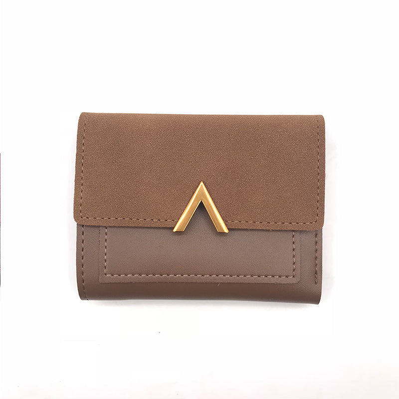 Women's Geometric Buckle Square Wallet