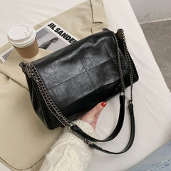Women's PU Leather Chain Purse