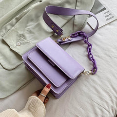 Women's Oversized Chain Strap Messenger Bag