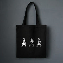 Printed Canvas Tote Bag