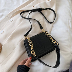 Women's Crocodile Leather Embossed Bag