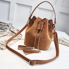 Women's Mini Drawstring Crossbody Bag