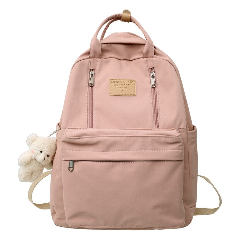 Women's Multifunction Double Zipper Backpack