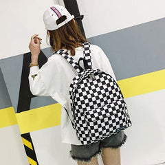 Women's Chess Print Backpack
