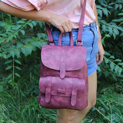 Vintage Solid Women's Backpack