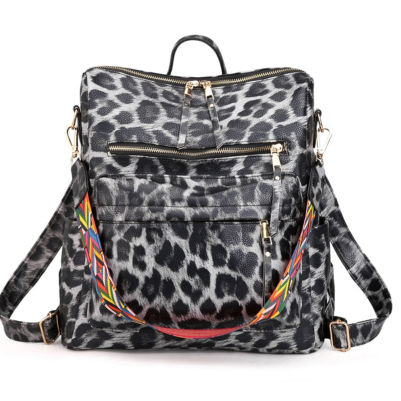 Women's Large Capacity Retro Backpack