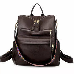Women's Large Capacity Retro Backpack