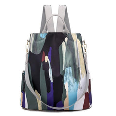 Colorful Capacious Women's Oxford Cloth Backpack