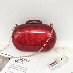 Women's Ellipse Shaped Clutch