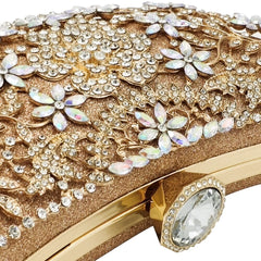 Women's Luxury Crystals Decorated Handbag