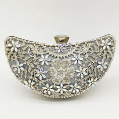 Women's Luxury Crystals Decorated Handbag