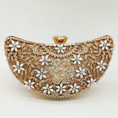 Women's Luxury Crystals Decorated Handbag