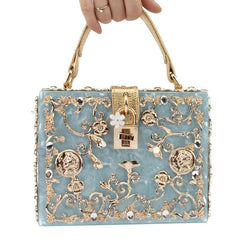 Women's Luxury Floral Patterned Handbag