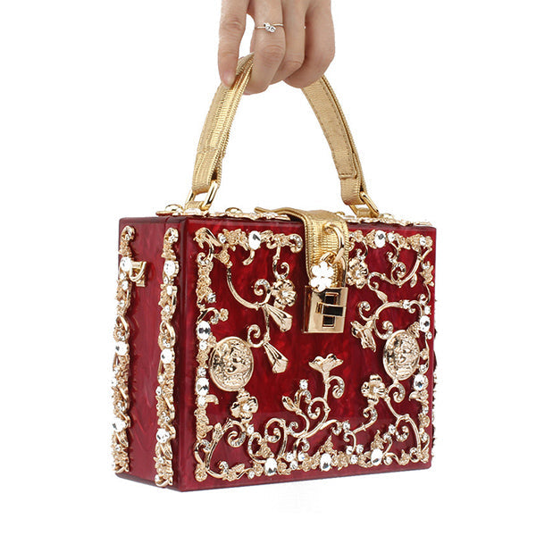 Women's Luxury Floral Patterned Handbag