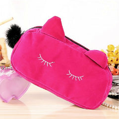 Cartoon Cat Design Cosmetic Bags