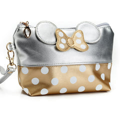 Women's Minnie Mouse Themed Cosmetic Bag