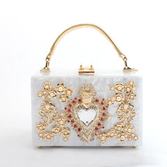 Women's Luxury Vintage Evening Clutch Bag
