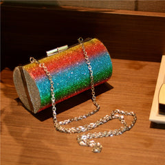 Women's Diamond Rainbow Evening Bag