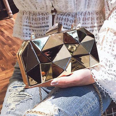 Women's Metal Rock Evening Bag