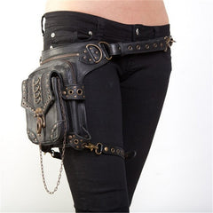 Unisex Steampunk Style Belt Bag