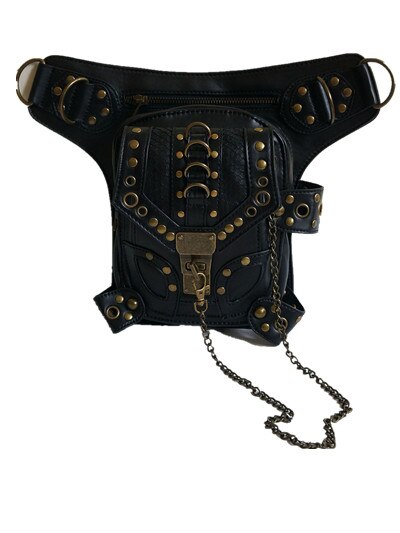 Unisex Steampunk Style Belt Bag