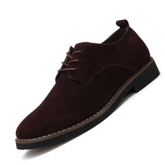 Men's Solid Oxford PU Shoes