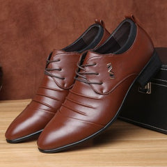 Men's Pointed Leather Formal Shoes