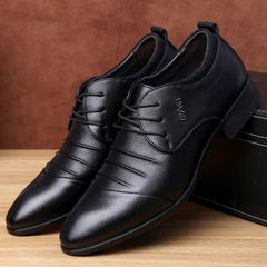 Men's Pointed Leather Formal Shoes