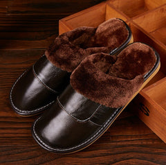 Men's Warm Plush Slippers