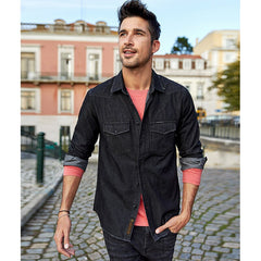 Men's Cotton Denim Shirt