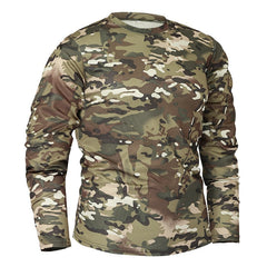 Men's Long Sleeve Camouflage Top