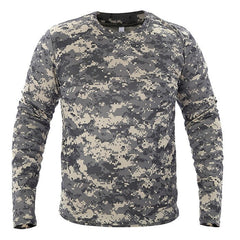 Men's Long Sleeve Camouflage Top