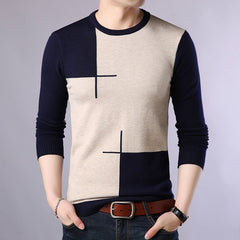 Men's Color Block Sweater