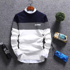 Men's Stripes Slim Fit Sweater