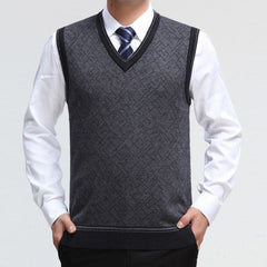 Men's Knitted Pullover Vest
