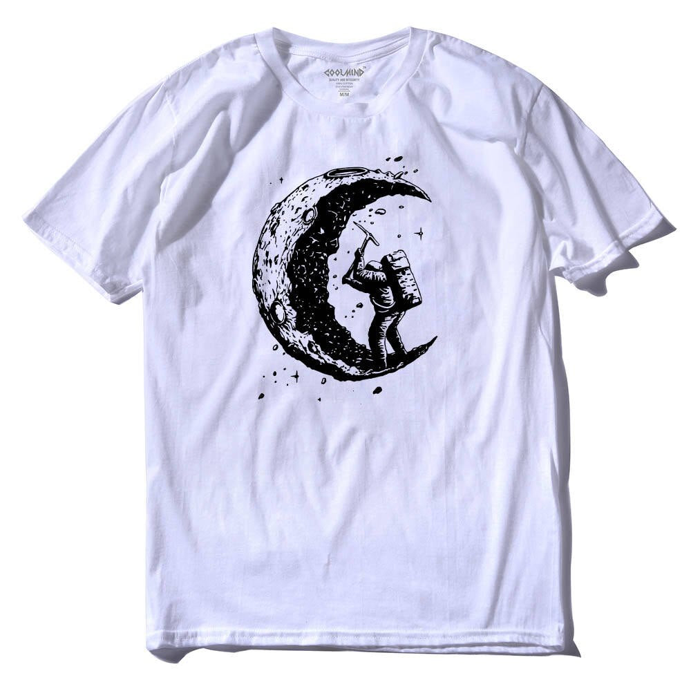 Men's Casual Cotton T-Shit with Print