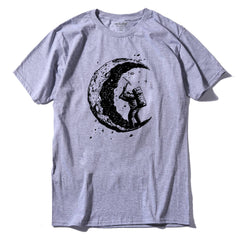 Men's Casual Cotton T-Shit with Print