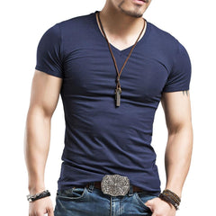 Men's Summer Cotton Solid Tops