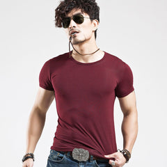 Men's Summer Cotton Solid Tops
