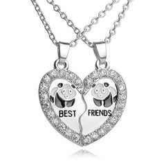 Couple Pendant Necklace Set