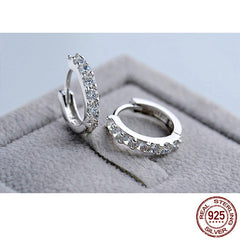 Classic 925 Sterling Silver Drop Earrings for Women