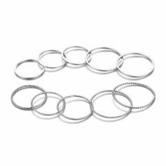 Minimalistic Styled Rings Set